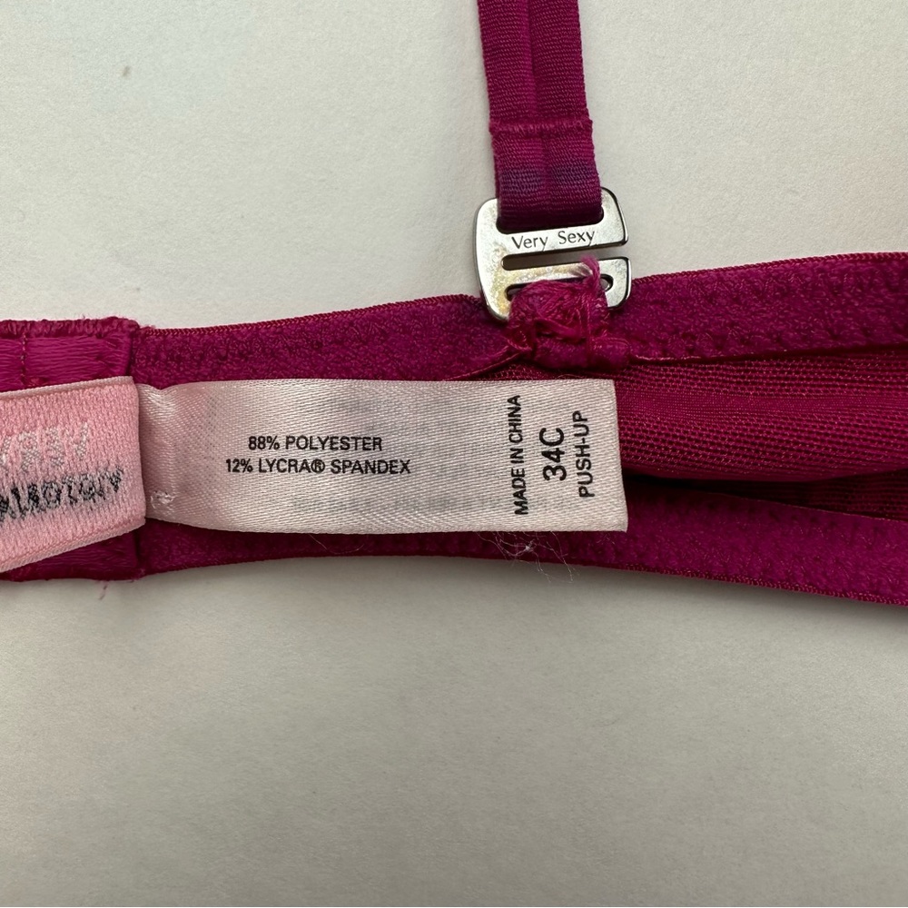 Victoria’s Secret Push-Up Bra 34C #6754 - Picture 11 of 12